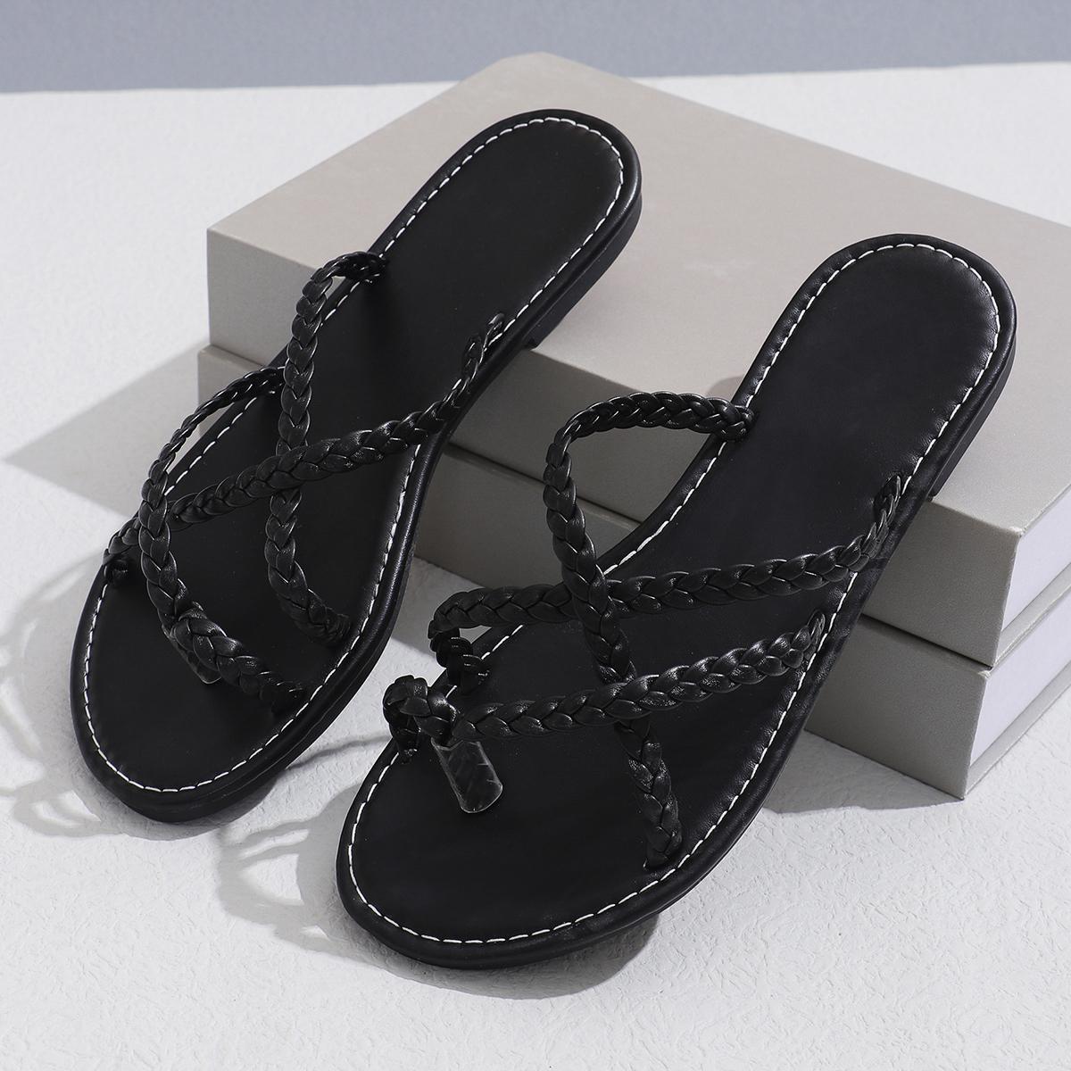 

2024 Тапочки Женские Летние Туфли Для Женщин Шлепанцы Дизайнерская Обувь Шлепанцы Женские Пляжные Повседневные Тапочки В Богемном Стиле Zapatos De Mujer 43