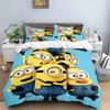Home Anime M-Minions 3D Digital Print Bedding Set,Cartoon Duvet Cover and Pillowcases 75*50 for Adult and Children Luxury Gifts