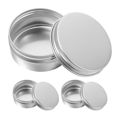 3 Pcs Aluminum Soap Box with Lid Refillable Metal Storage Cans for Soap Travel Soap Case Small Container for Candy Packaging