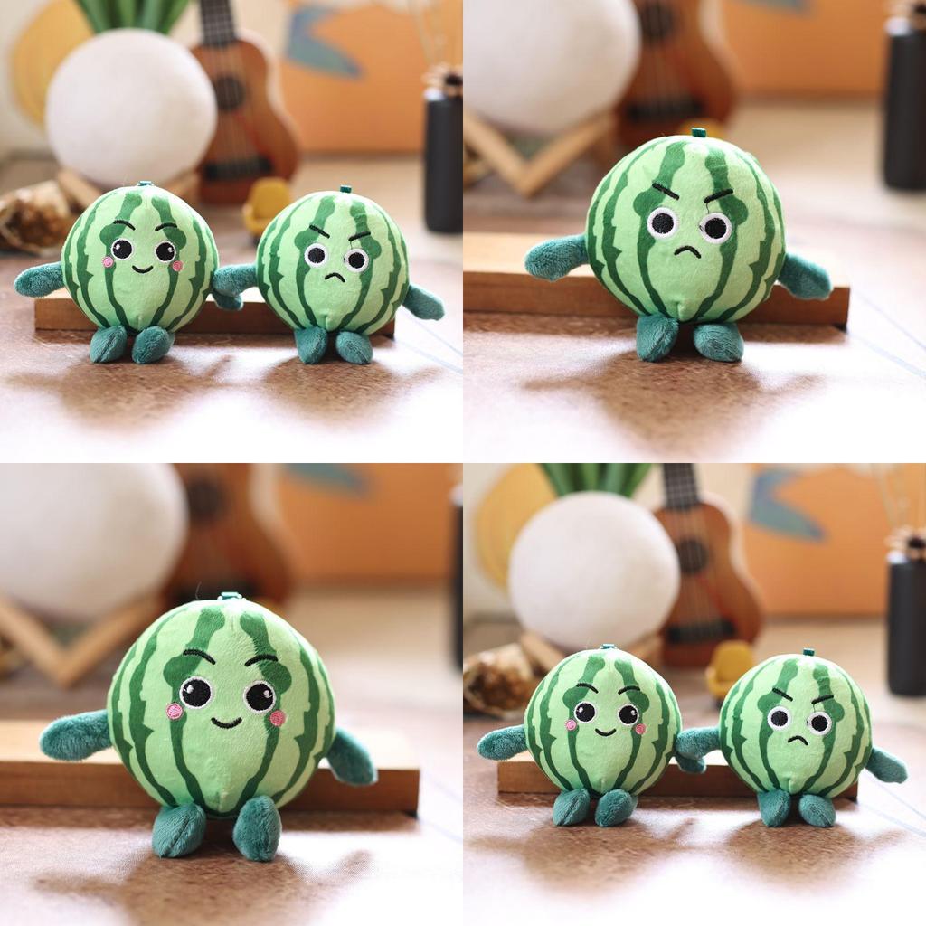 Fruit Cartoon Watermelon Plush Doll With Pp Cotton Filling For Kids And Collectors