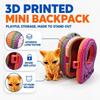 Lightweight Build 3D Printed Keychain Vibrant Shades Trendy Bag Charm Micro Kitten Bag  Gifting