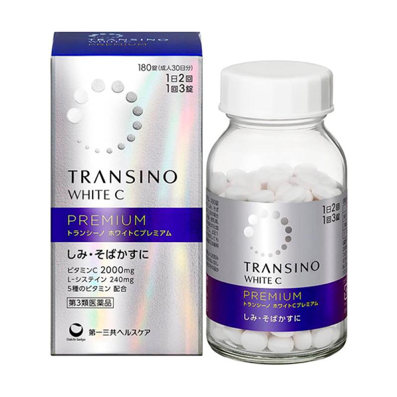 

Daiichi Sankyo Transino White C Premium 180 tablets