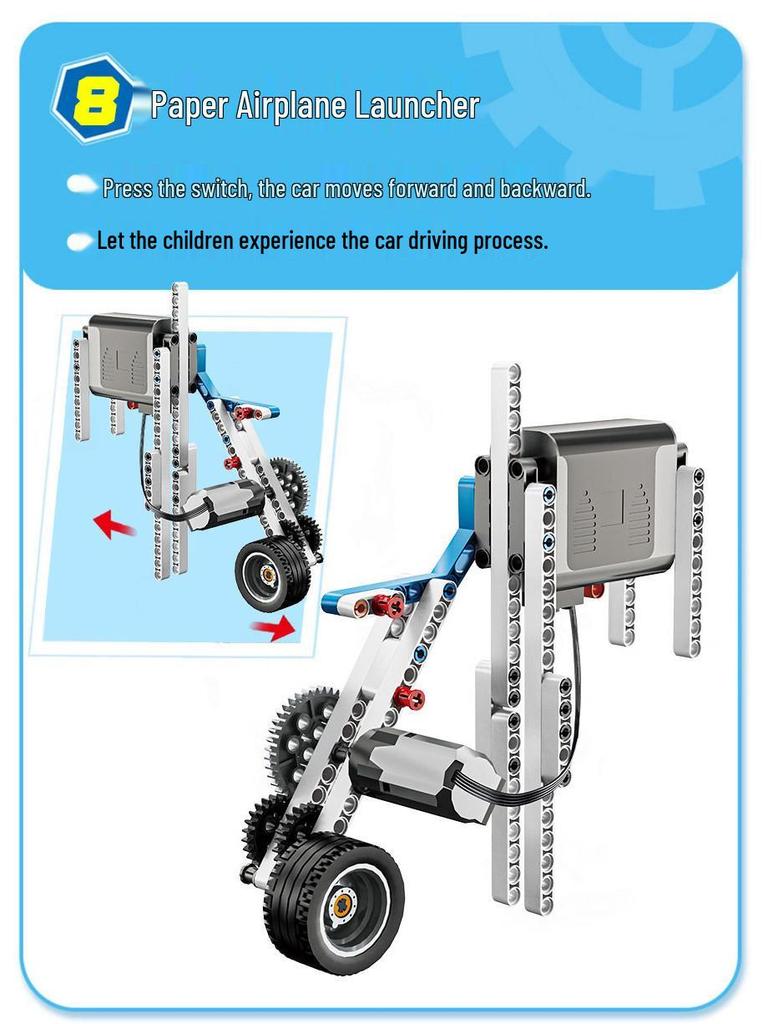Lego-Compatible Programming Robot with Technic Building Blocks for Educational Play