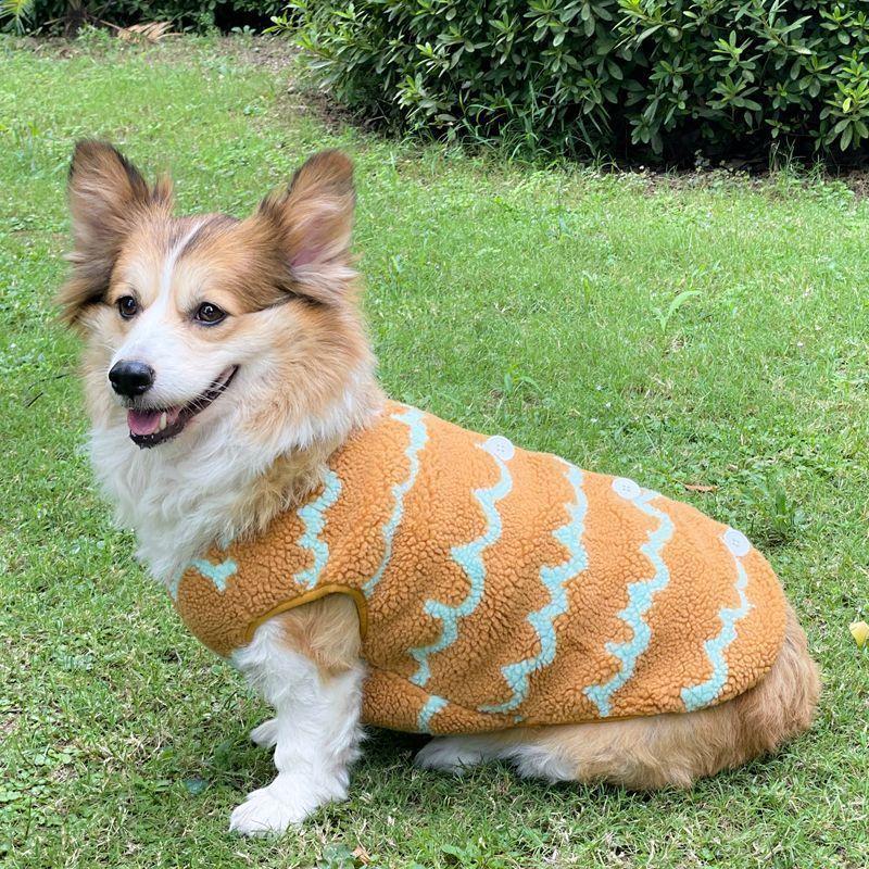 Autumn Winter Pet Shearling Vest Soft Fluffy Warm Sleeveless Dog Jackets Clothes for Small Medium Dogs