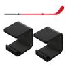 Langlebiger Hockey-Schlägerständer 2 Stück Acryl Wandmontage-Rack, Platzsparender Horizontaler Display-Halter, Stabiles Rack mit Schutzpolsterung für Sport