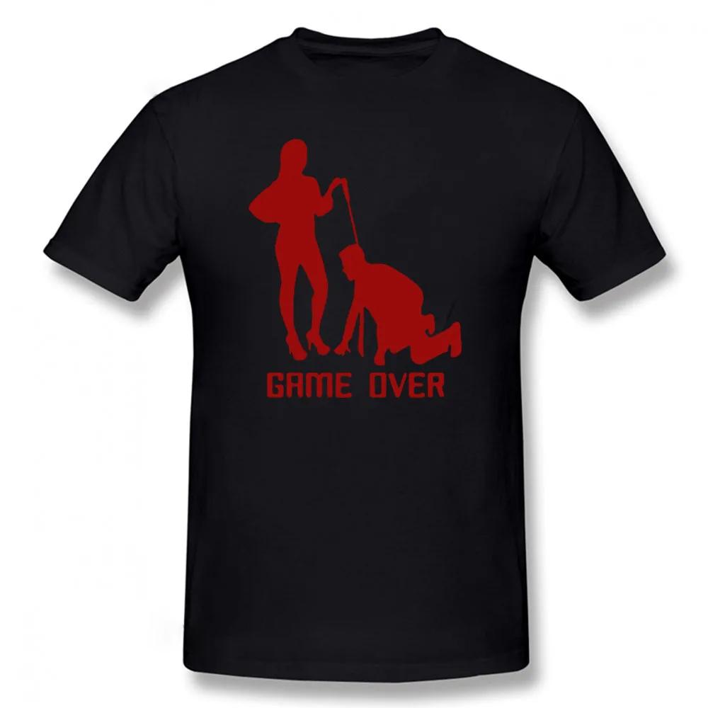Game Over Bride Groom Bachelor Party T Shirt Funny Tshirt Mens Clothing Short Sleeve Camisetas T-shirt Fashion Streetwear