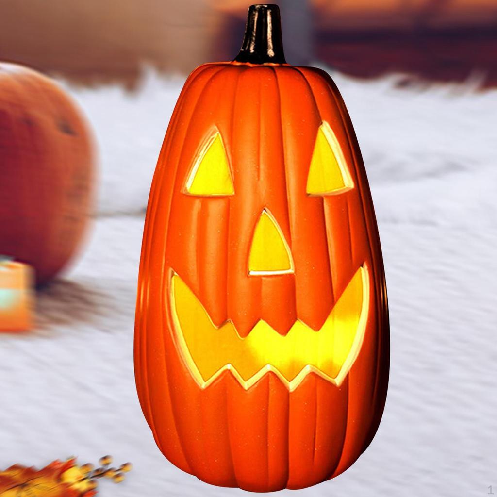 Halloweenská dýňová lucerna zahradní dekorace Praktická lampa
