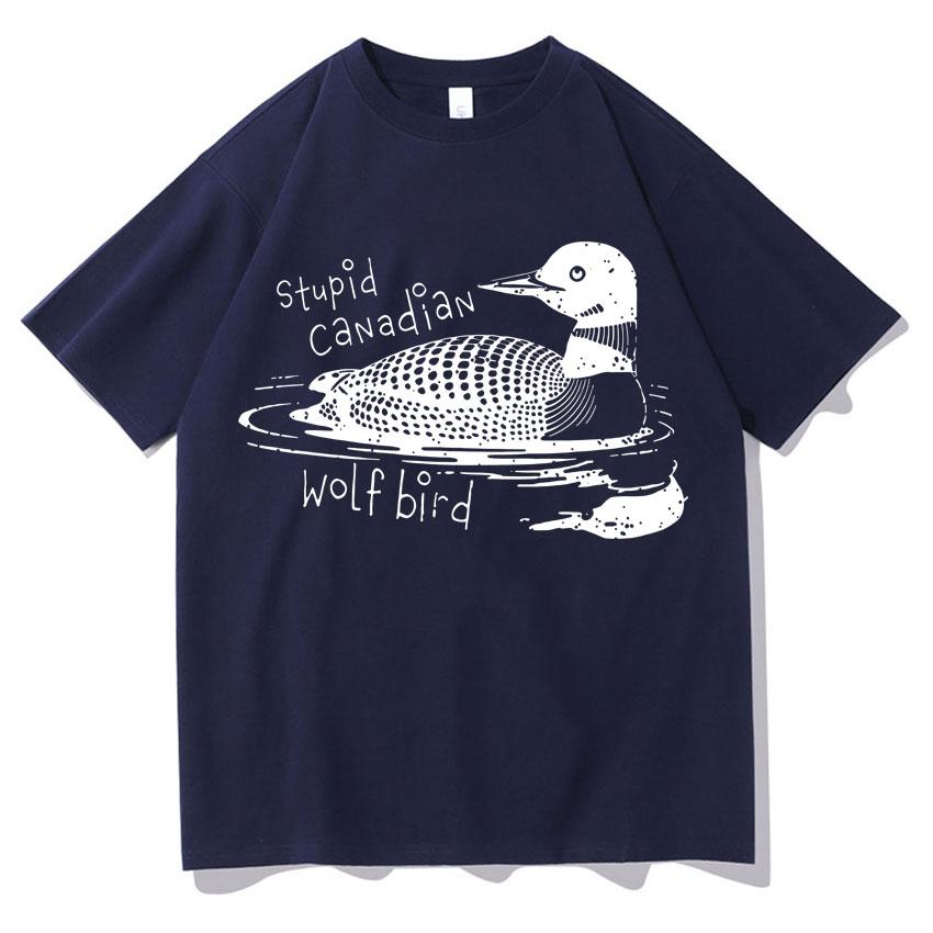 Heated Rivalry Funny Meme Graphic Oversized T Shirts Men Women Stupid Canadian Bird T Shirts Pop Casual Humor Tshirt Streetwear