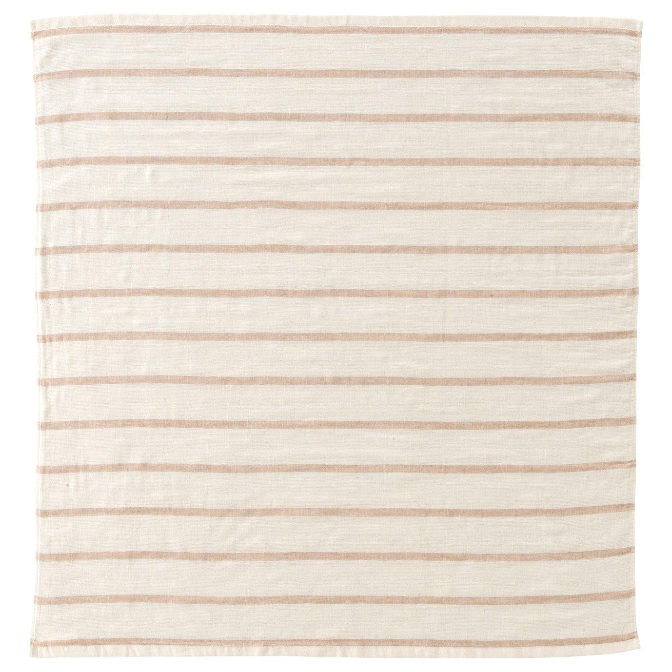 

Банное полотенце 90x90 Organic Border Сделано в Японии бежевый