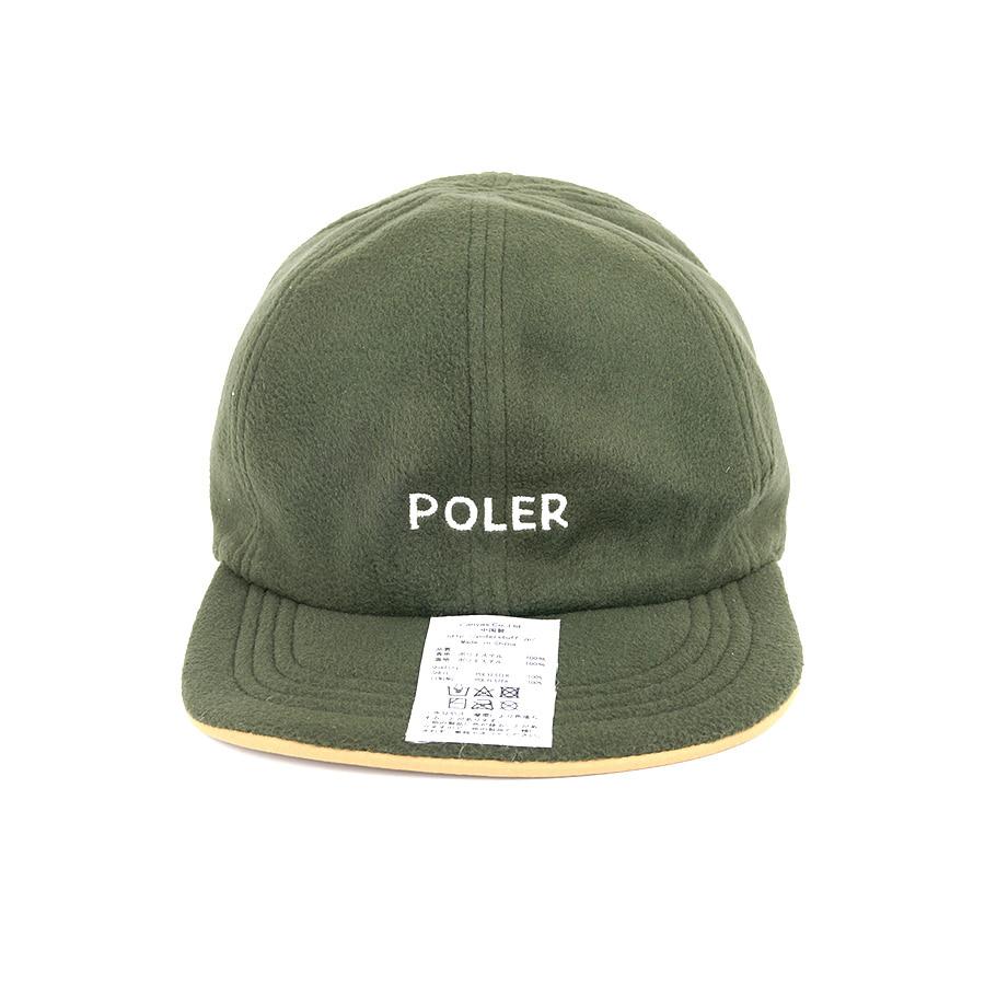 POLERSTUFF Reversible Fleece Cap Beige/Green