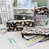 Large Capacity Stationery Box with Zipper Kitten Pencil Pouch Pencil Case  Back-To-School Supplies