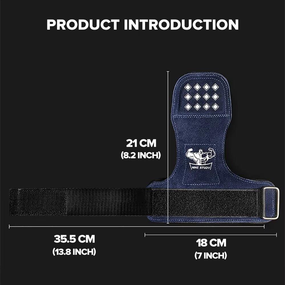 1 Pair Biceps Flexion Muscle Man Wrist Straps Thicken Deadlift Power Straps  Pull-ups