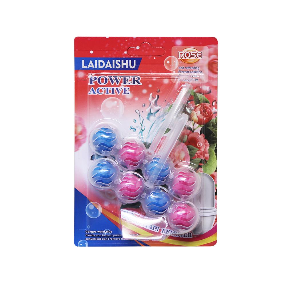 8 ks Modrých bublinkových závěsek na čištění a deodorizaci toaletní mísy