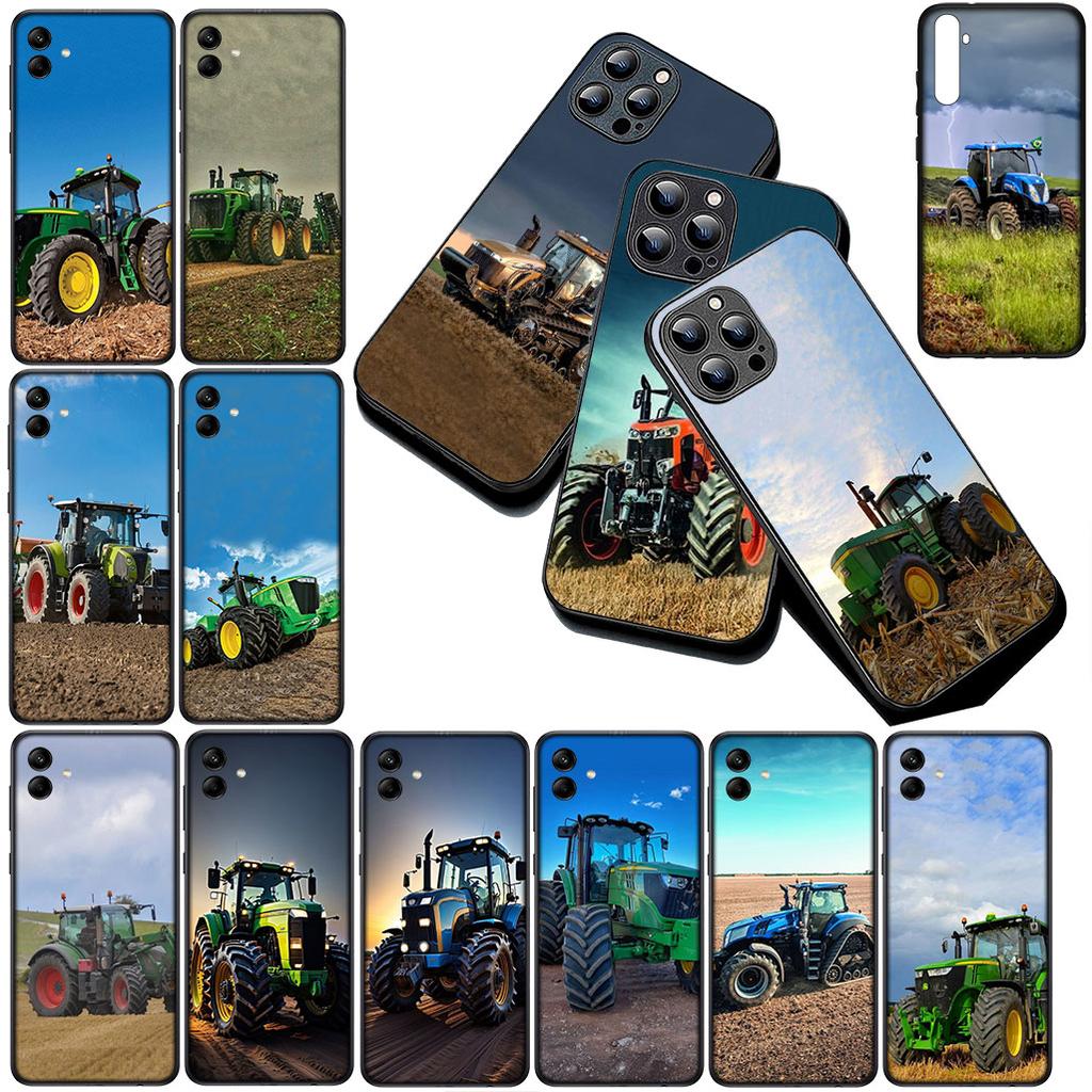 Měkký kryt pro Motorola Moto G86 G57 E14 E15 G14 G34 G67 G84 G24 A54 G15 Power E22 Pouzdro na telefon Farmy Vozidla Traktory