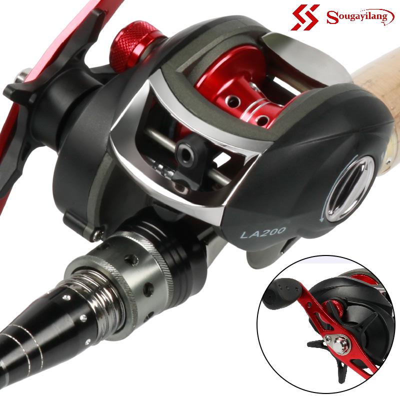 Moulinet Casting Sougayilang Low Profile – Ratio 6.3:1, Main Droite, 18+1 BB, 7.3 Oz