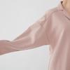 GUNZE Pajamas KAIMIN NAVI Easy-to-Turn Long-Sleeve Long-Pants Cardboard Knit Ladies L Size