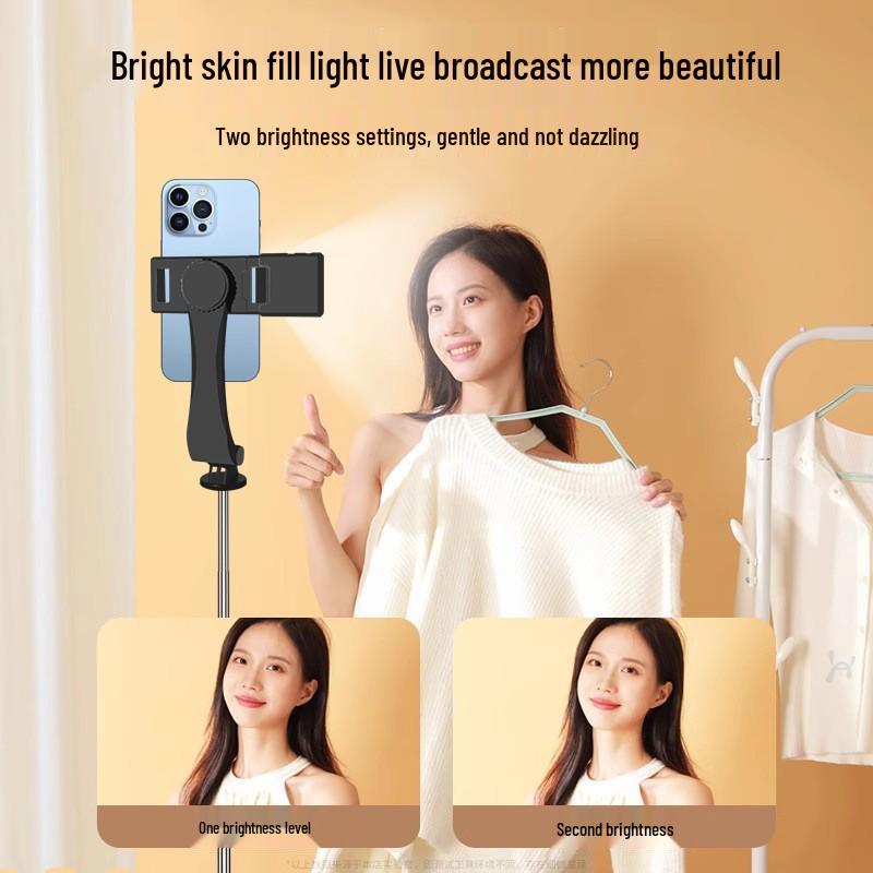 360° Rotating Phone Holder with Bluetooth & Anti-shake Selfie Stick for Photos & Videos