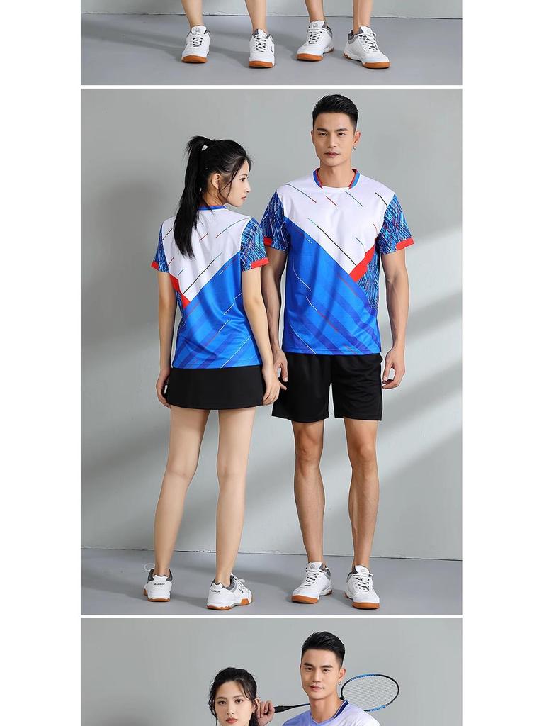 Set Sportivo Estivo Unisex ad Asciugatura Rapida per Badminton, Pallavolo e Tennistavolo
