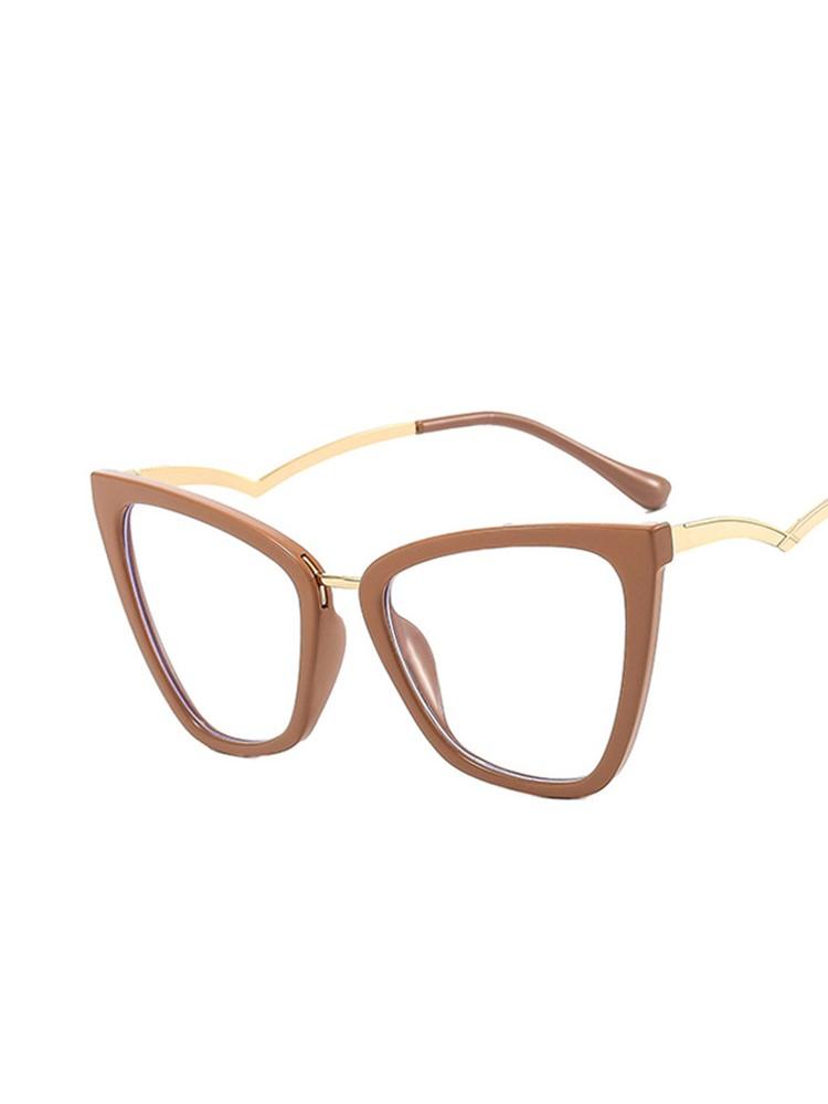 Vintage Cat Eye Glasses Frame For Women Brand Designer Fashion Retro Cateye Eyeglasses Eyewear With Pouch&Cloth Female