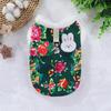 Dog Clothes Thickened In Autumn and Winter Go Out Pet Cat Festive New Year's Clothing Northeast Large Flower Jacket Small Medium and Large Dog