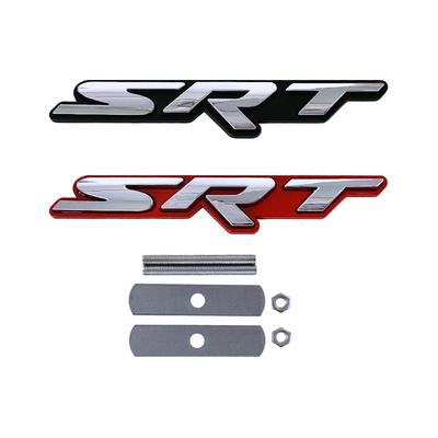 3D Metal Car Front Grille Emblem for SRT Caliber Jcuv Challenger RAM Journey Caravan Charger Durango Nitro Modified Decor