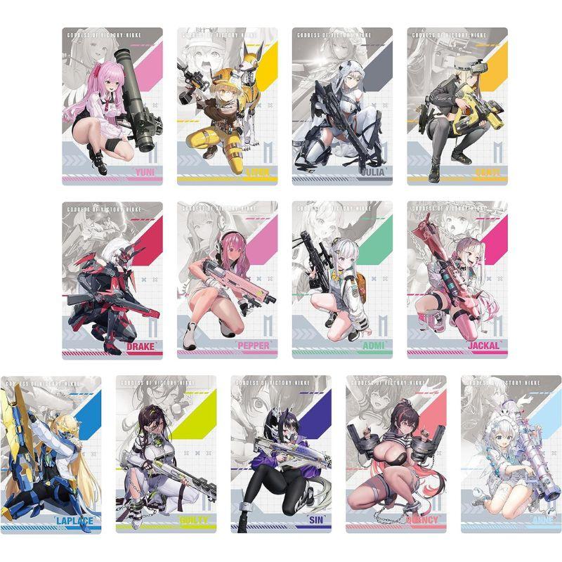

Goddess of Victory Nikke Gun Girl Metal Card Collection Booster Pack Box TCG