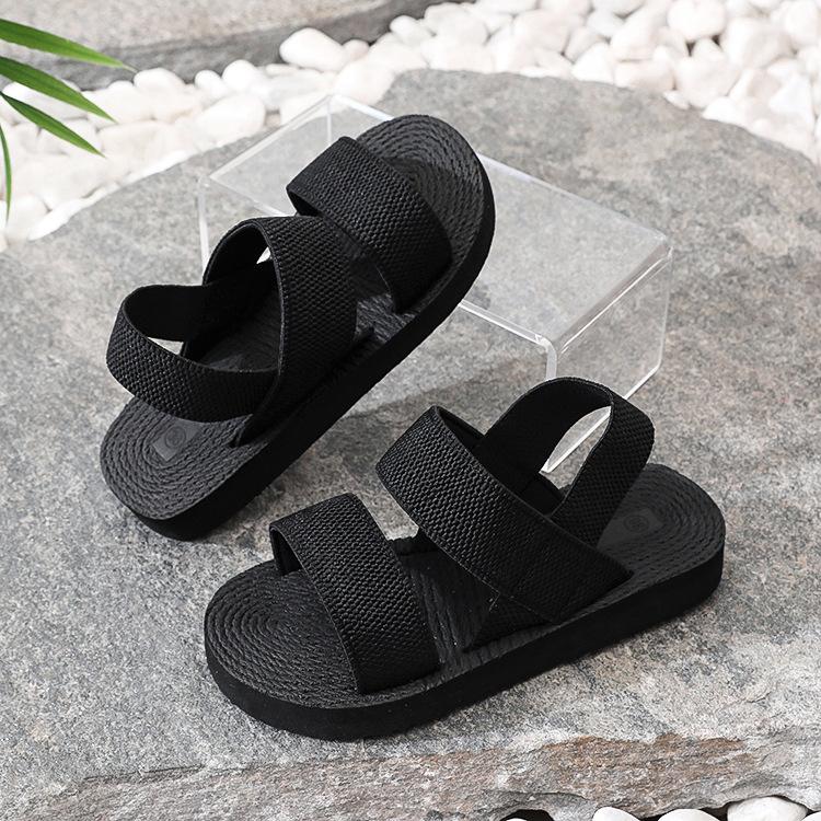 Summer New Outer Wear Wedge Heel Fashion Trend Sandals Women's Casual Outer Wear Open-toed Cool Slippers