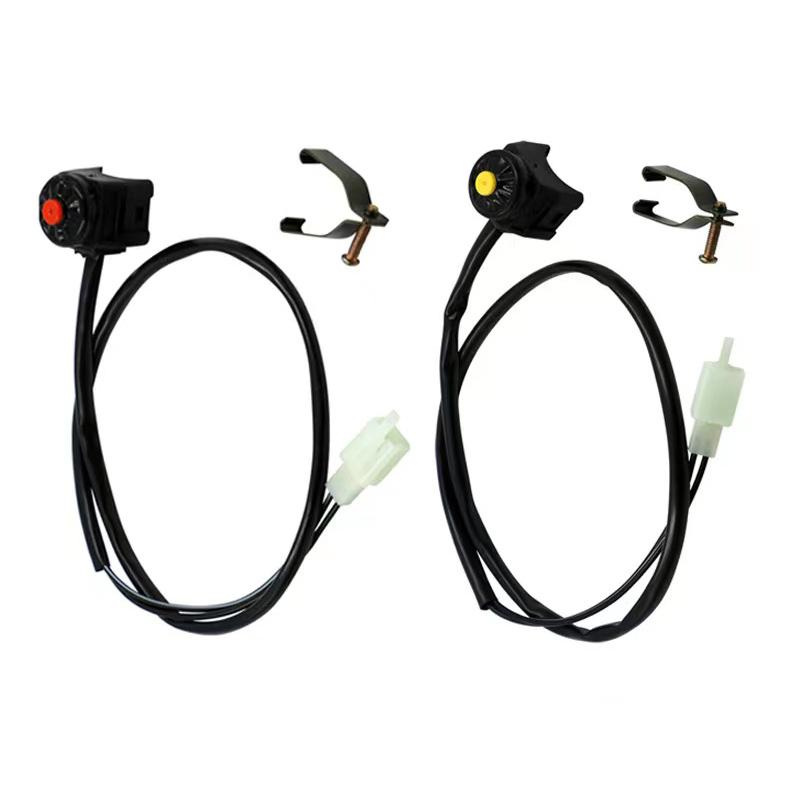 Universal Motorcycle Kill Switch Red Push Button Horn Starter Dirt Bike Atv Utv Dual Sport