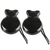 2 Pcs Spanish Castanets with String Traditional Flamenco Castanets Wood Percussion Orff Music Instrument Easy To Play