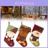 Christmas Stocking Handmade Nonwoven Santa Sock For Party Decor Gift For Friends