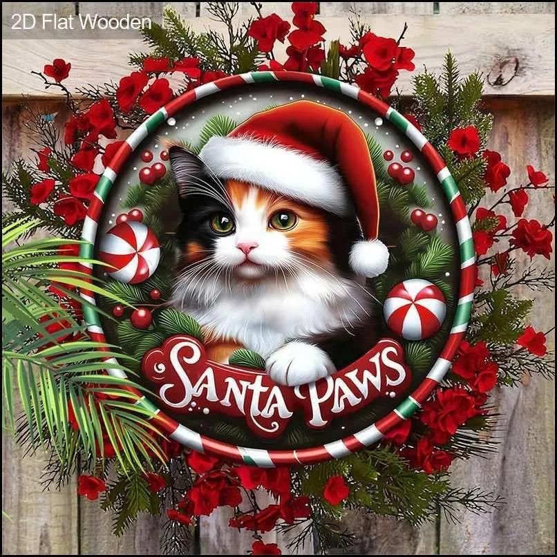 

Дерев яні 2D Атмосферні Прикраси, Настінні Орнаменти, Домашні Прикраси та Дверні Таблички One Size червоний