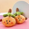 Charming Lucky Orange Plush Pendant Keychain Toy - Quirky and Adorable Accessory Gift