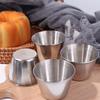12PCS/SET 304 Stainless Steel Dipping Sauce Cup Small Size Seasoning Dish  Sushi Preparation