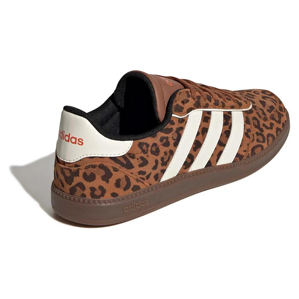 Adidas breaknet sleek sneakers leather synthetic brown
