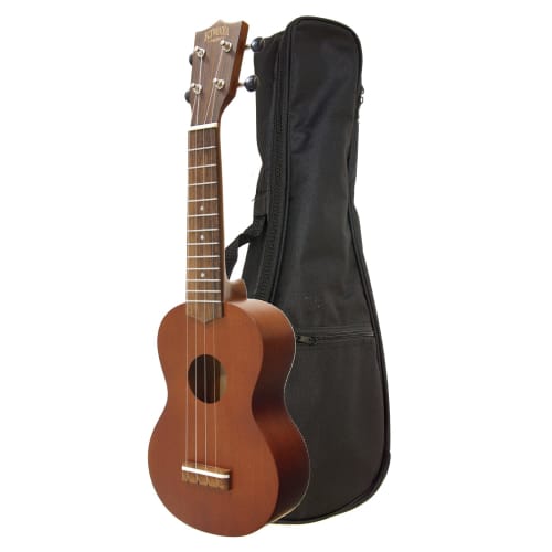 [Domestically Inspected/Excellent Sound!] KSU-1 Beginner's 4-Piece Set (KIWAYA Soprano Ukulele, Mahogany, Recommended for Beginners)