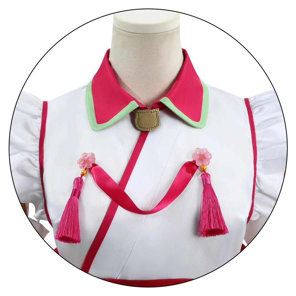 Anime Sakura Miko Cosplay Costume Vtuber Full Set Maid Dress Kimono Haori Yukata Hololive Holo Halloween Costume For Woman