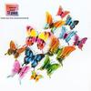 3D Stereo Double-Layer Butterfly Wall Stickers - Creative Home Decor for Living Room, Bedroom, Wedding