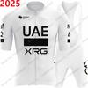 Weißes Team Fahrradtrikot Set Herren Fahrradbekleidung Sets Sommer Rennrad T-Shirts Anzug Fahrrad Trägerhosen MTB Trikot