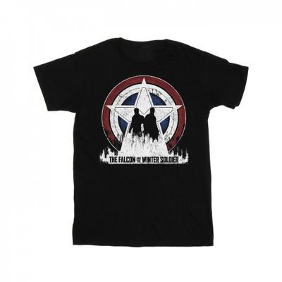 Mens The Falcon And The Winter Soldier Star Silhouettes T-Shirt