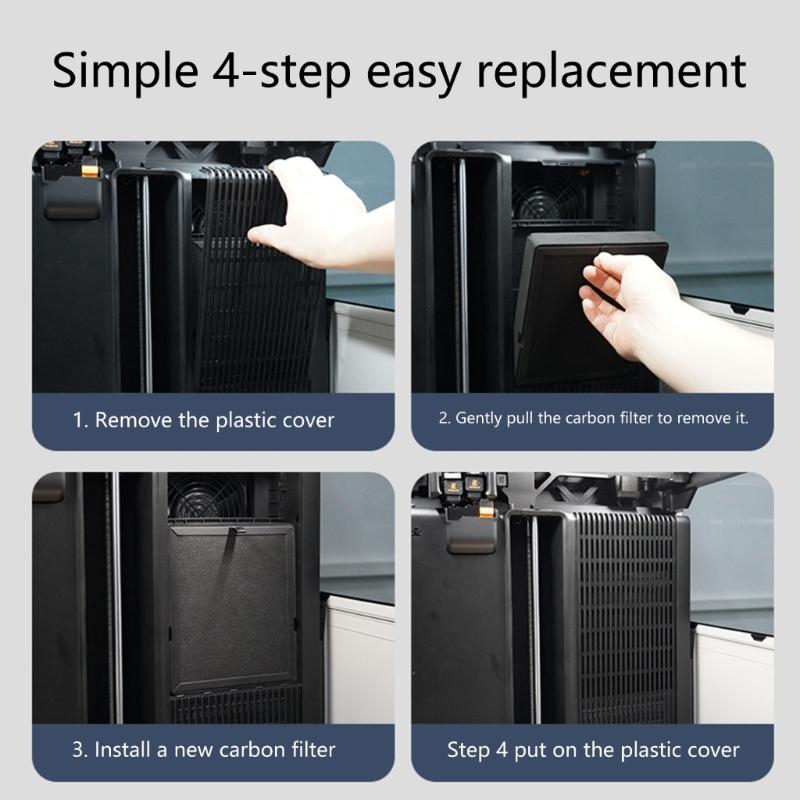 3D Printer Air Purification Filter for H2D with Enhanceds Activateds Carbon Adsorption and easy Installation