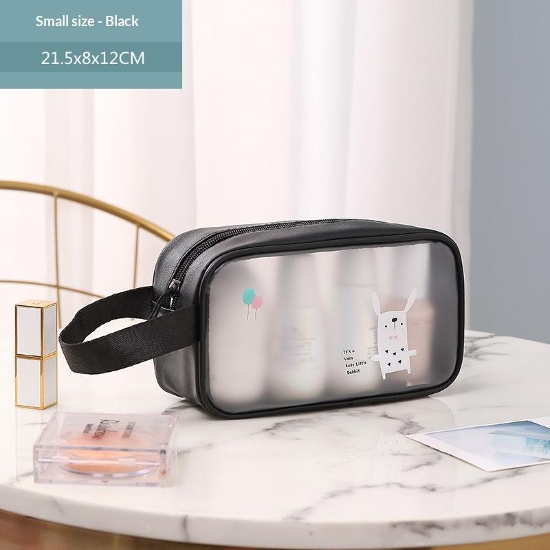 Waterproof Clear Cartoon Cosmetic Bag Storage Box Laundry Bag Travel Toiletries Storage Organizer