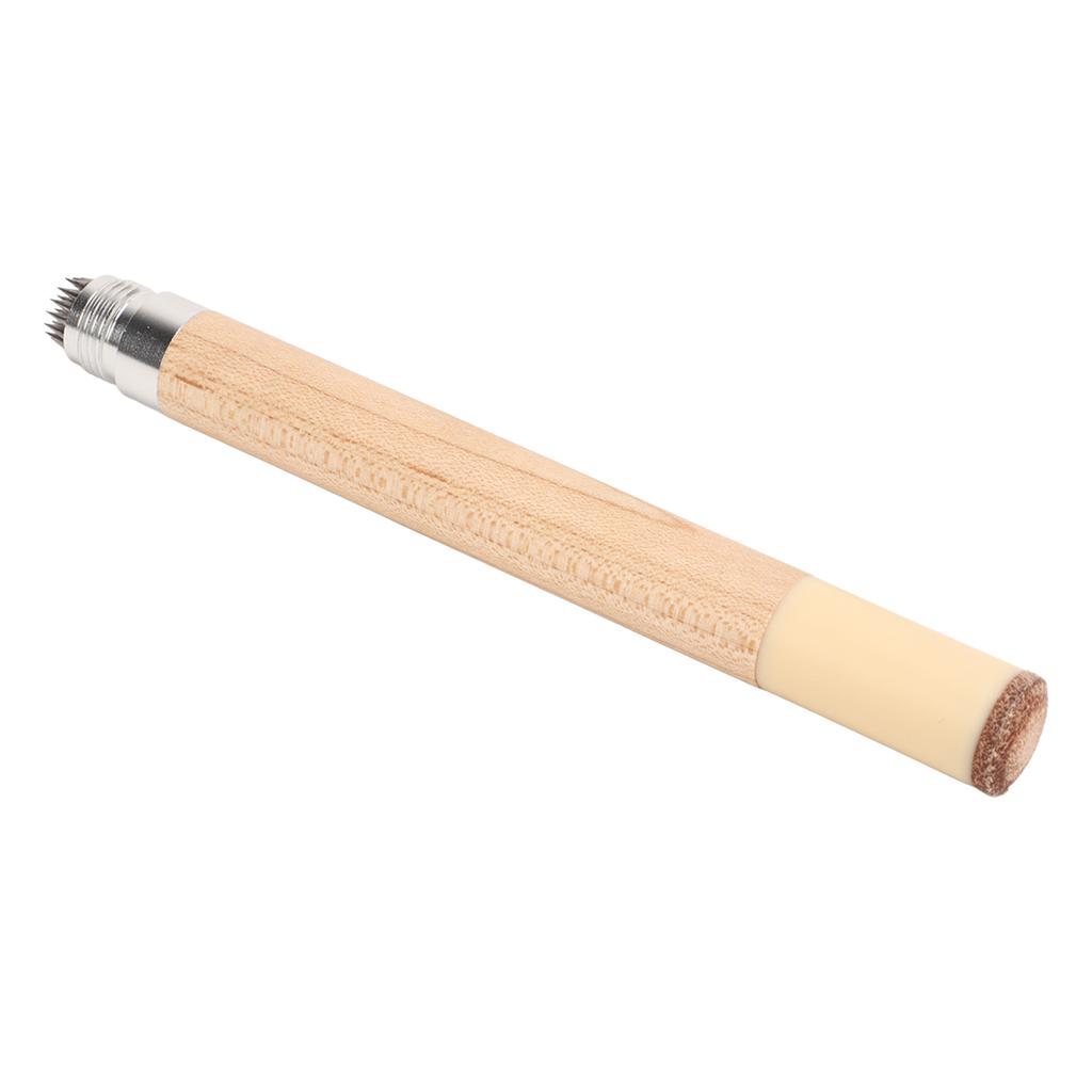 2 in 1 Queue Kreidehalter Ahornholz Billard Queue Spitze Anspitzer Billard Kreide Aufbewahrungskoffer für Sport Spiel Turnier