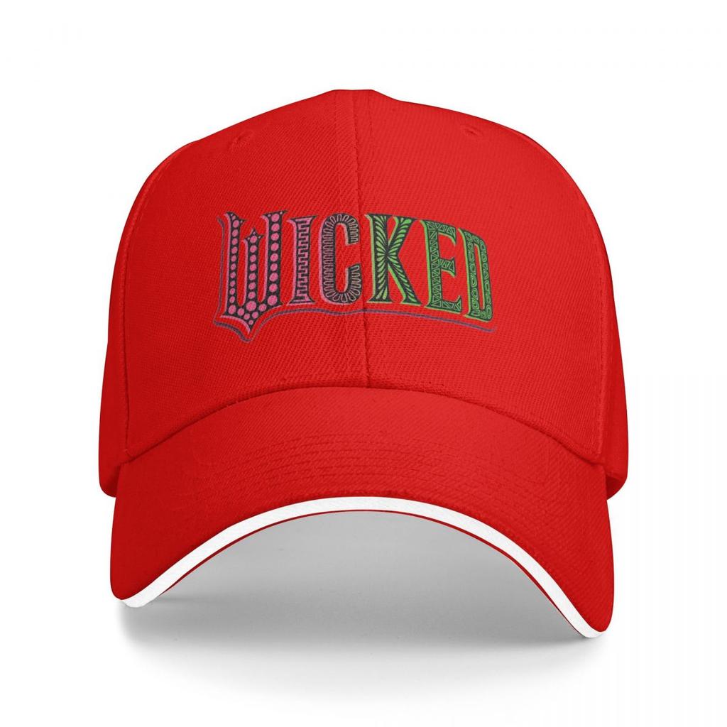 Wicked Glinda And Elphaba Logo Baseball Caps Snapback Baseball Hats Breathable Casual Casquette Outdoor for Men And Women