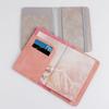 PU Leather Passport Cover for Card Documents Hot Stamping Simple Women Men Travel Passport Holder Wallet