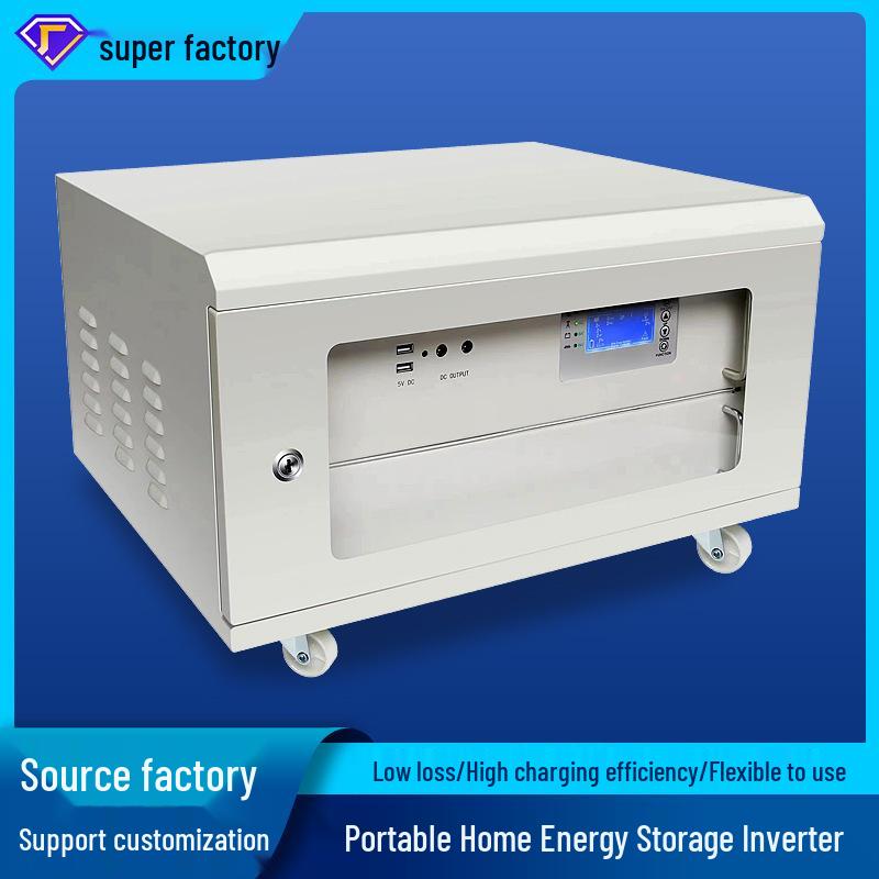 Portable Solar Inverter: 12V-220V Home Energy Storage, 1000W/1500W Battery