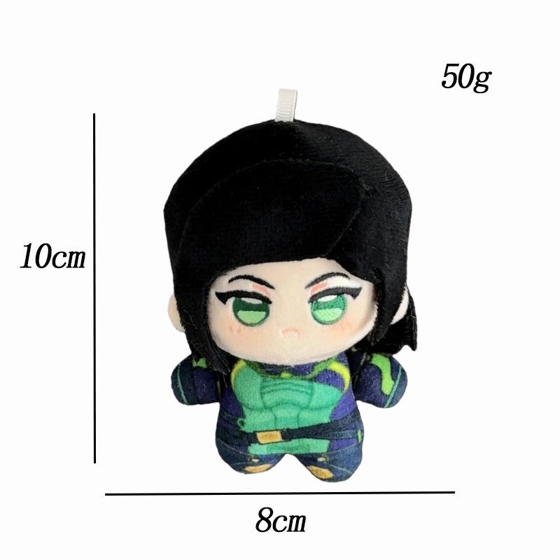 Game Gekko Sage Plush Doll Pendant Iso Viper Stuffed Toys Fans Collect Cute Plusie Toy Backpack Holiday Birthday Gifts