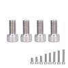 Hex Bolt Socket  Screw A2 Stainless Steel 1.25mm Fine Pitch Fastener Hardware Fastener Hardware Stainless Steel Hex Bolt