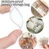 4 Sizes PVC Anti-Oxidation Clear Jewelry Organizer Earring Ring Necklace Storage Bags Travel, Anti Tarnish Protect Jewelry