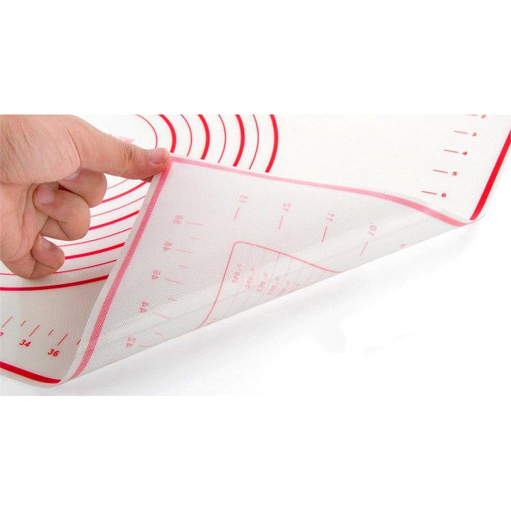 zmart 40x60cm Silicone Baking Mat for Pizza Kitchen Cooking Dumplings Dough, Pastry, Tools, Accessories, Supplies, Bread,