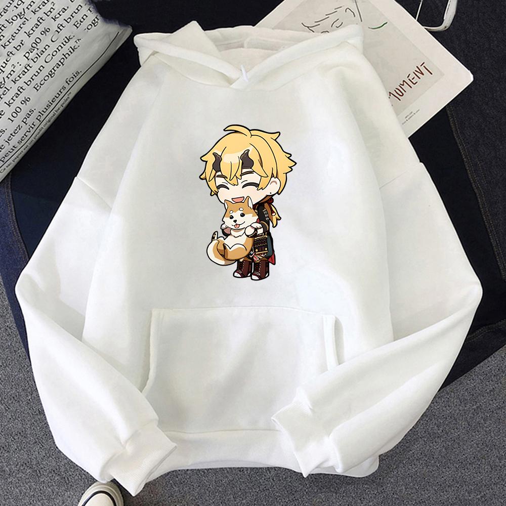 Genshin Impact Thoma Hoodies Unisex Winter Casual Graphic Kawaii Hoody Men/Women Harajuku Funny Cartoon Kawaii Anime Sweatshirts Y2k